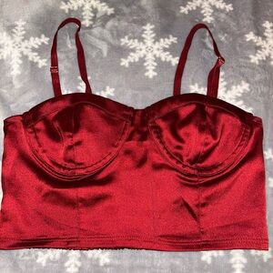 Forever 21 Dark Red Top